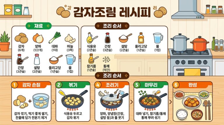 감자조림_레시피_한국어_인포그래픽_으로출력해줘_202607101952